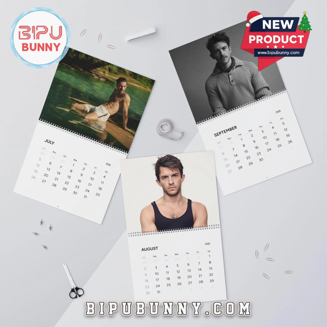 Jonathan Bailey 2026 Wall Calendar Jonathan Bailey 2026 Wall Calendar