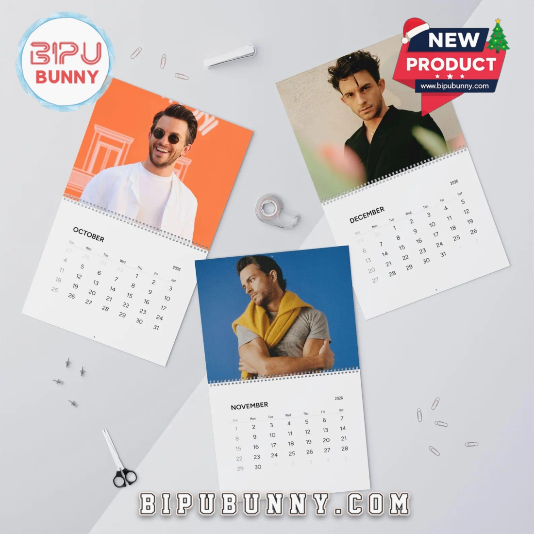 Jonathan Bailey 2026 Wall Calendar Jonathan Bailey 2026 Wall Calendar