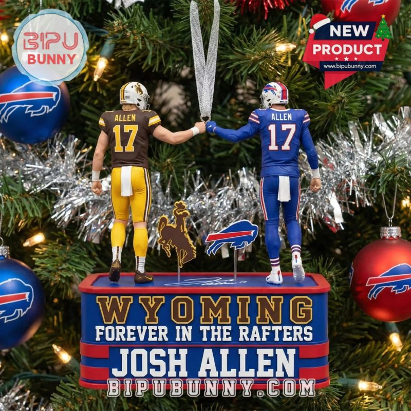 Josh Allen Wyoming to Buffalo Legacy Ornament Josh Allen Wyoming to Buffalo Legacy Ornament