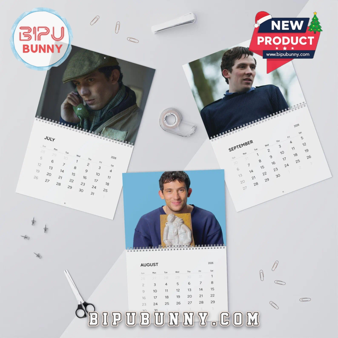 Josh O’Connor Wall Calendar 2026 Josh O’Connor Wall Calendar 2026