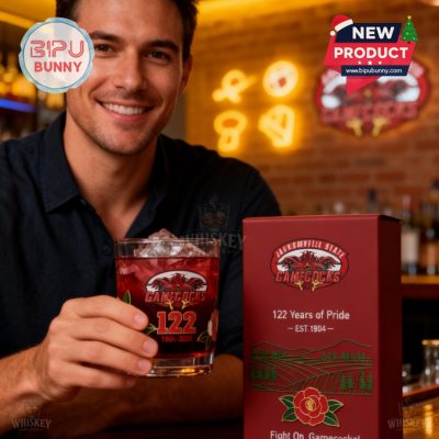 JSU Gamecocks 122nd Anniversary Whiskey Glass