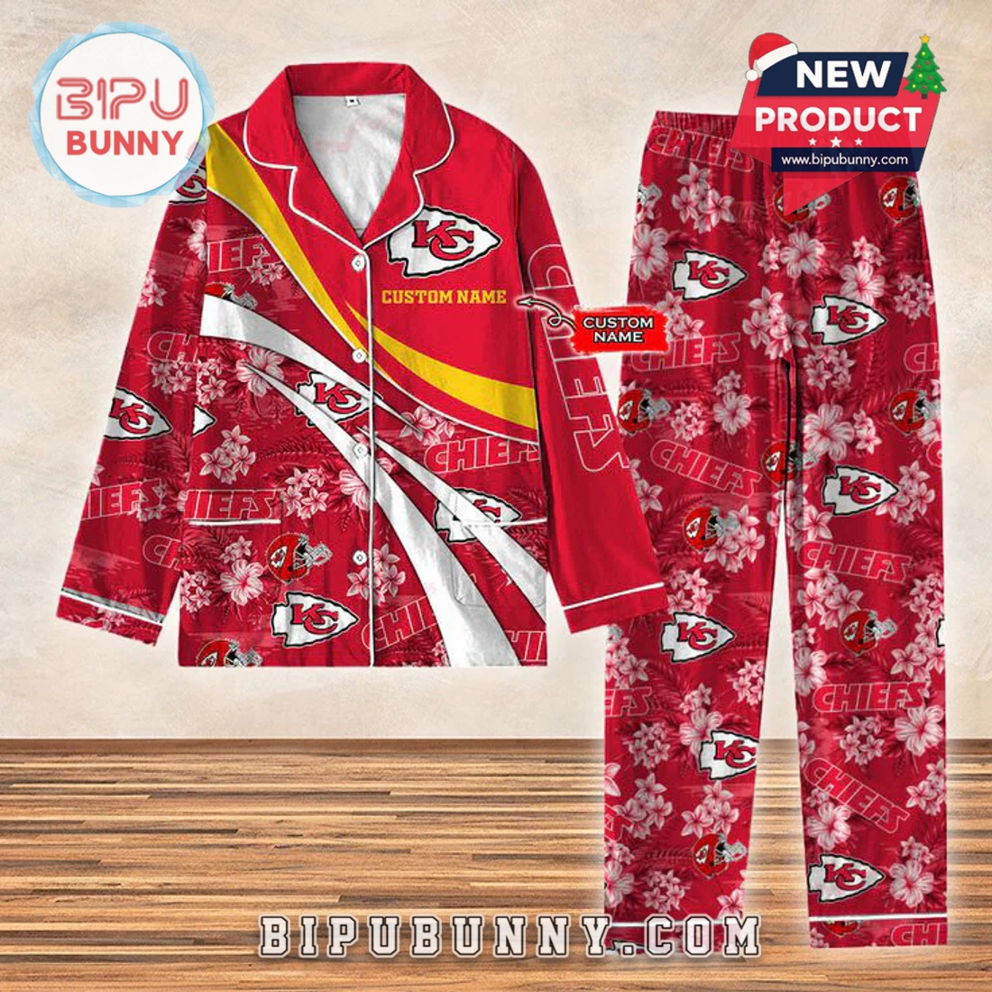 Kansas City Chiefs Football Limited Edition Pajamas Set Kansas City Chiefs Football Limited Edition Pajamas Set