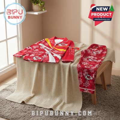 Kansas City Chiefs Football Limited Edition Pajamas Set