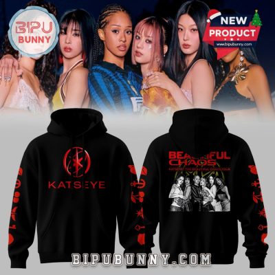 Katseye Beautiful Chaos Tour Black Hoodie