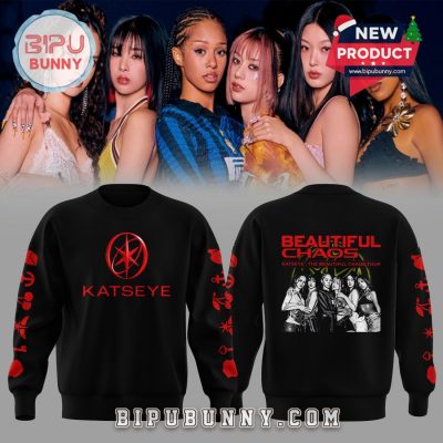 Katseye Beautiful Chaos Tour Black Hoodie