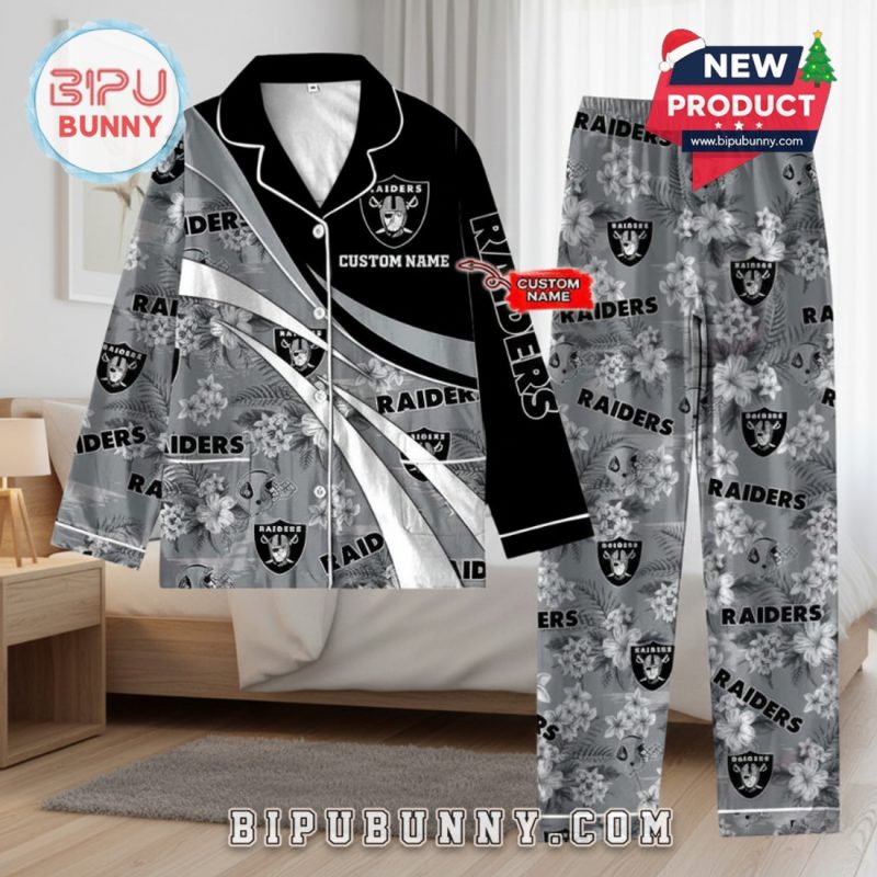 Las Vegas Raiders Football Limited Edition Pajamas Set