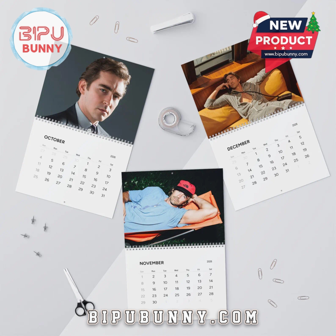 Lee Pace Wall Calendar 2026 Lee Pace Wall Calendar 2026