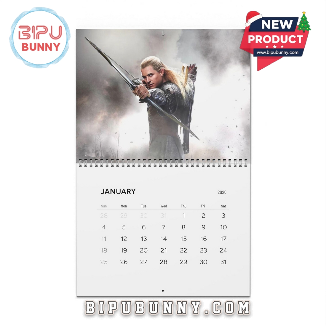 Legolas Wall Calendar 2026 Legolas Wall Calendar 2026
