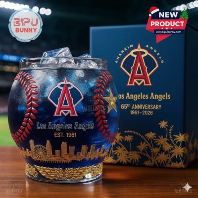 Los Angeles Angels 65th Anniversary Whiskey Glass