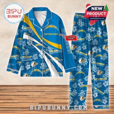 Los Angeles Chargers Football Limited Edition Pajamas Set