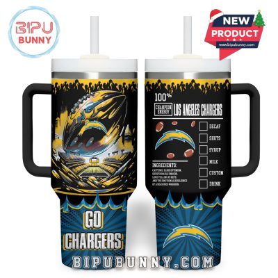 Los Angeles Chargers NFL Champion Energy Tumbler 40oz