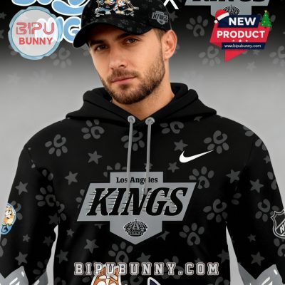 Los Angeles Kings NHL Bluey Night Limited Hoodie