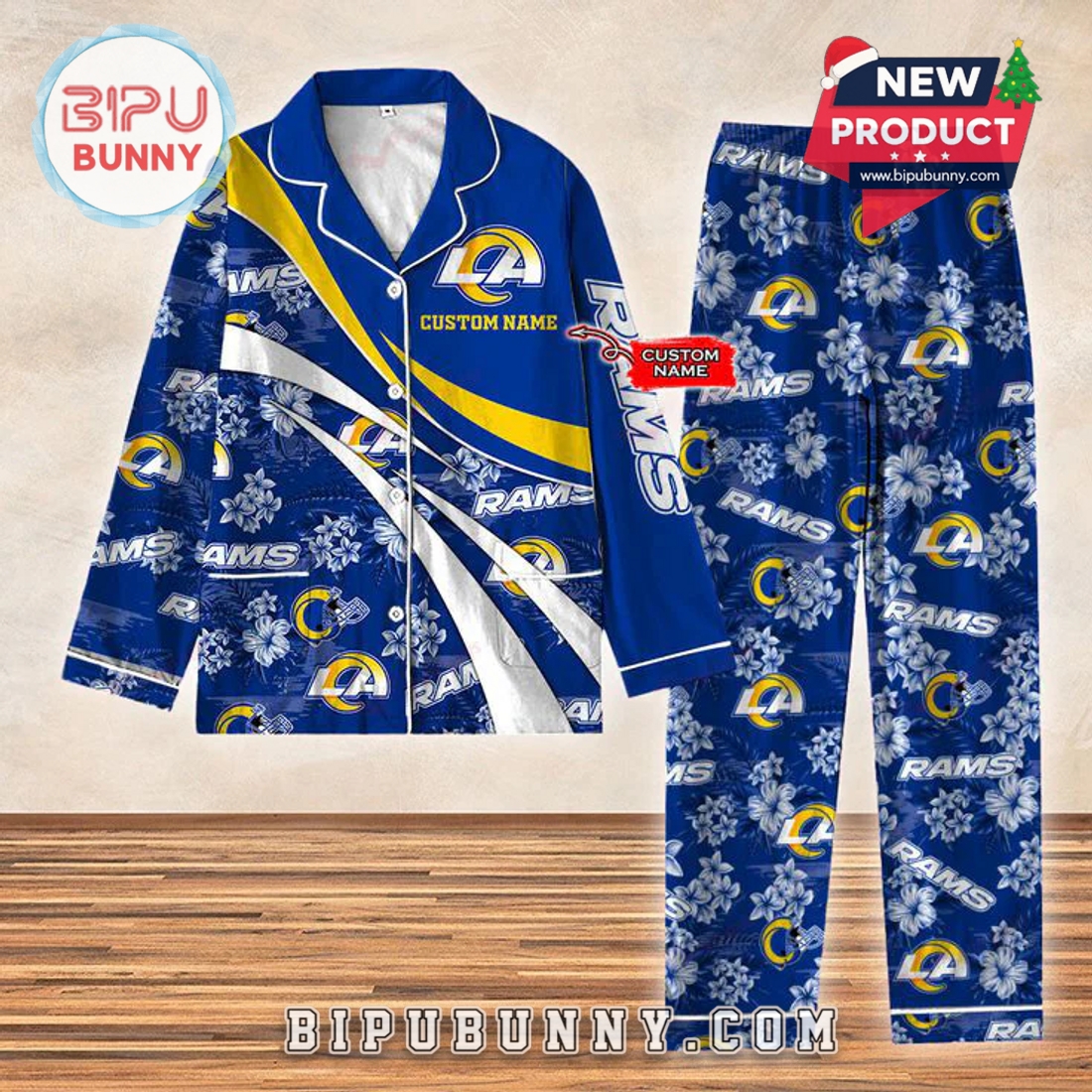 Los Angeles Rams Football Limited Edition Pajamas Set Los Angeles Rams Football Limited Edition Pajamas Set