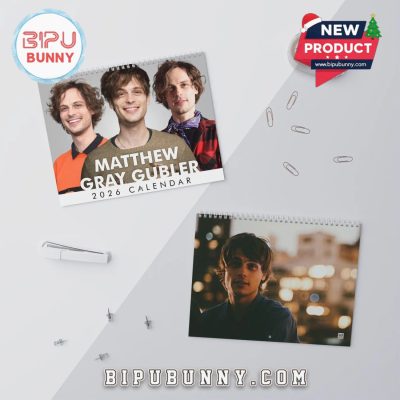 Matthew Gray Gubler Wall Calendar 2026