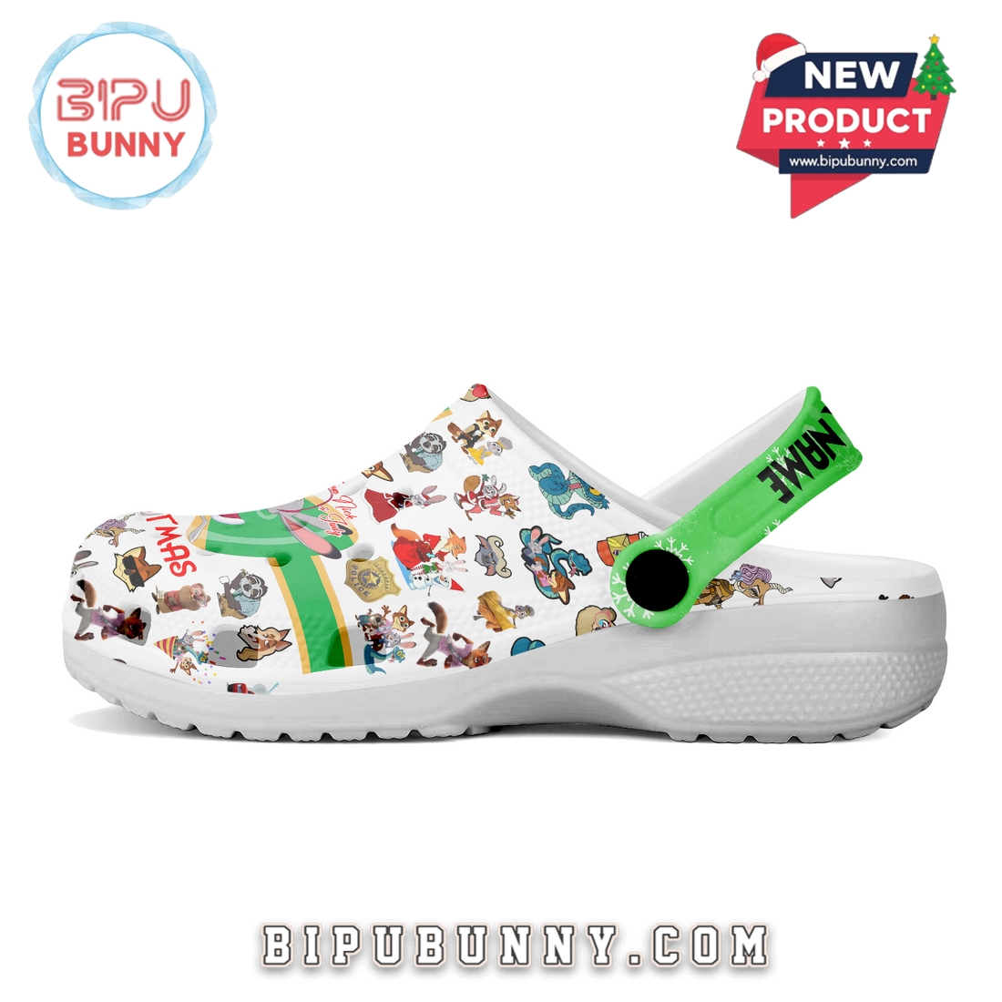 Merry Christmas Zootopia Crocs Crocband Clogs Shoes Merry Christmas Zootopia Crocs Crocband Clogs Shoes
