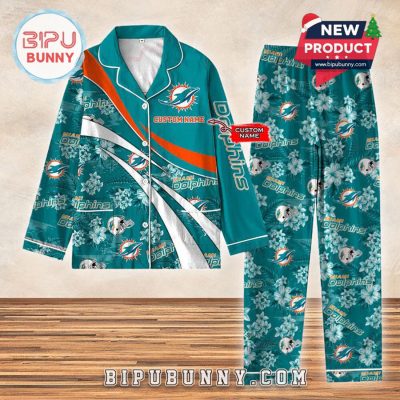 Miami Dolphins Football Limited Edition Pajamas Set