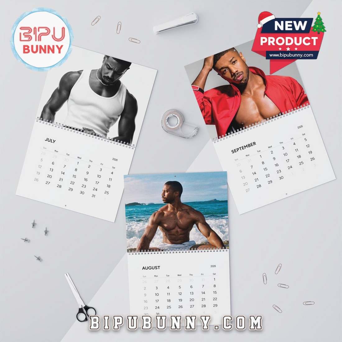 Michael B. Jordan Wall Calendar 2026 Michael B. Jordan Wall Calendar 2026
