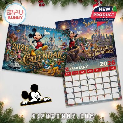 Mickey & Friends Disney Parks Wall Calendar 2026