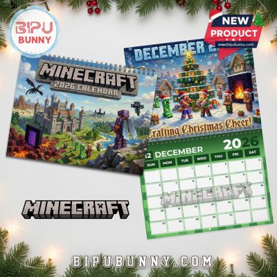 Minecraft 2026 Wall Calendar