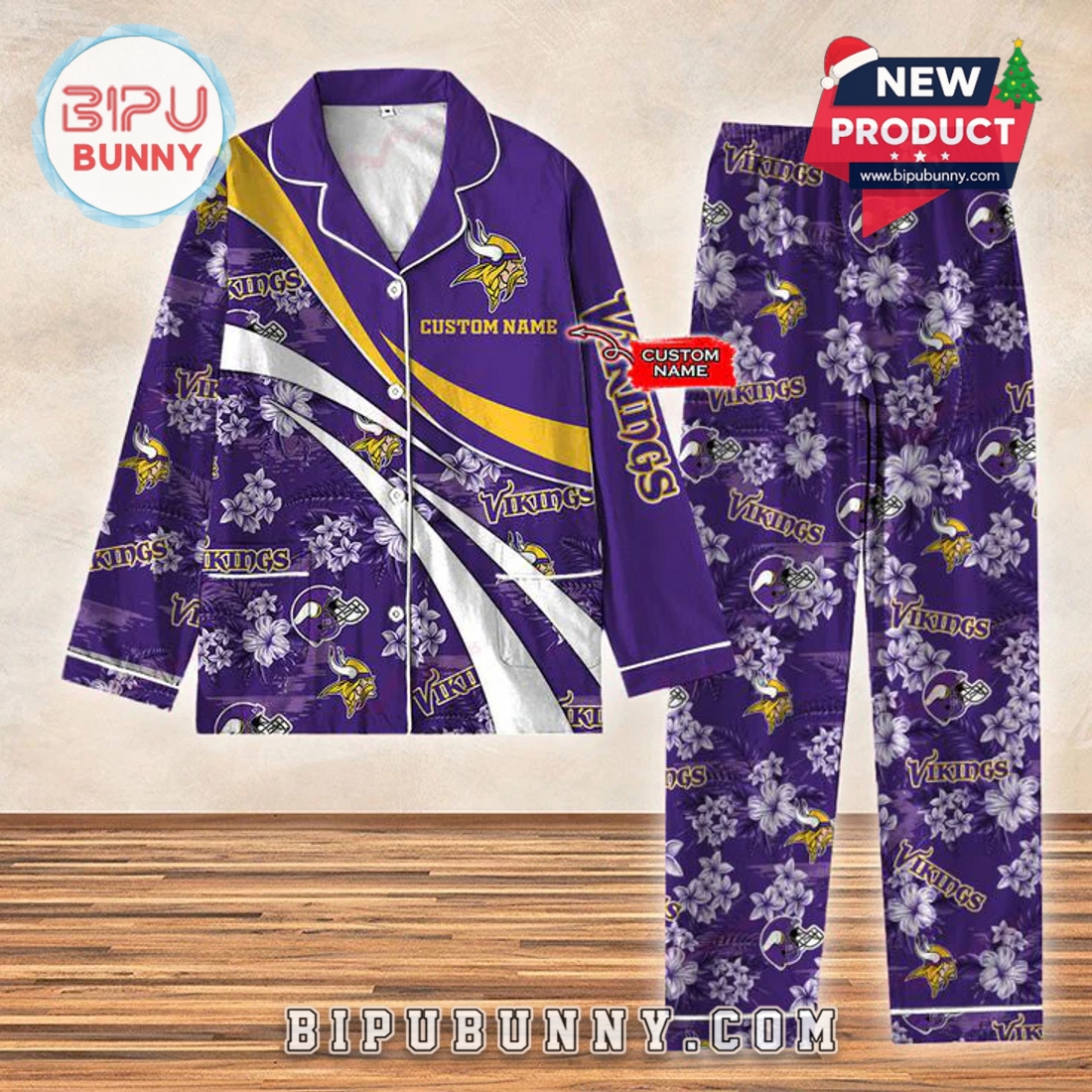 Minnesota Vikings Football Limited Edition Pajamas Set Minnesota Vikings Football Limited Edition Pajamas Set