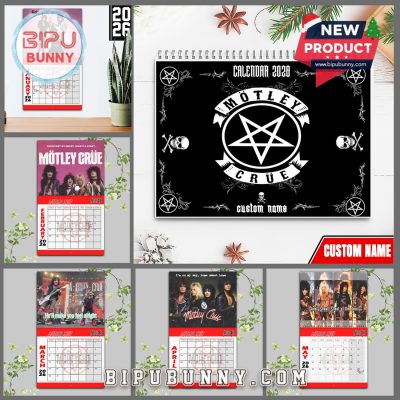 Mötley Crüe Wall Hanging Calendar 2026 Mötley Crüe Wall Hanging Calendar 2026