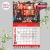 March 2026 calendar page with energetic concert photo and strong rock lyric from Mötley Crüe.