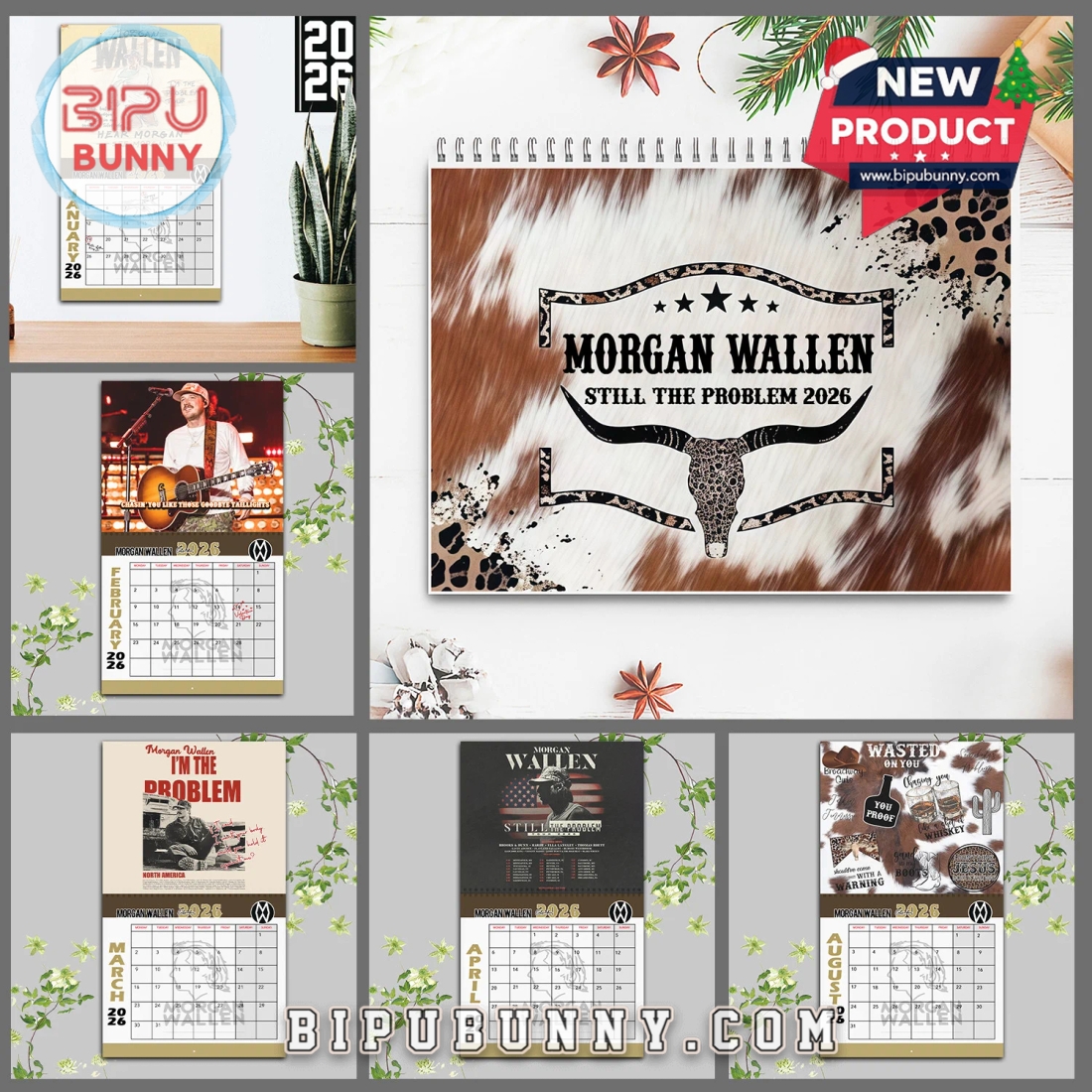 Morgan Wallen Wall Hanging Calendar 2026 Morgan Wallen Wall Hanging Calendar 2026