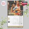 March 2026 calendar page with vintage-themed design and strong lyric branding from Morgan Wallen.