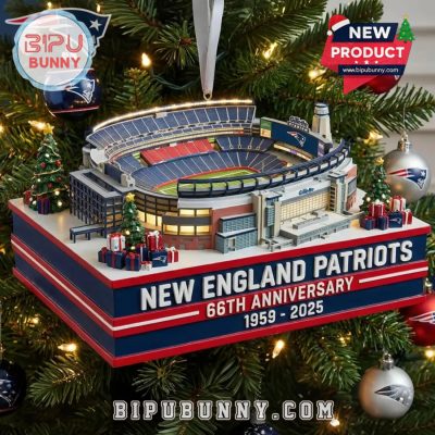 New England Patriots 66th Anniversary Stadium Ornament