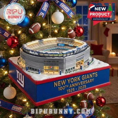 New York Giants 100th Anniversary Stadium Ornament