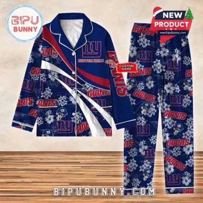 New York Giants Football Limited Edition Pajamas Set