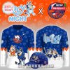 New York Islanders Bluey Night jersey and cap set featuring playful character artwork and team branding!