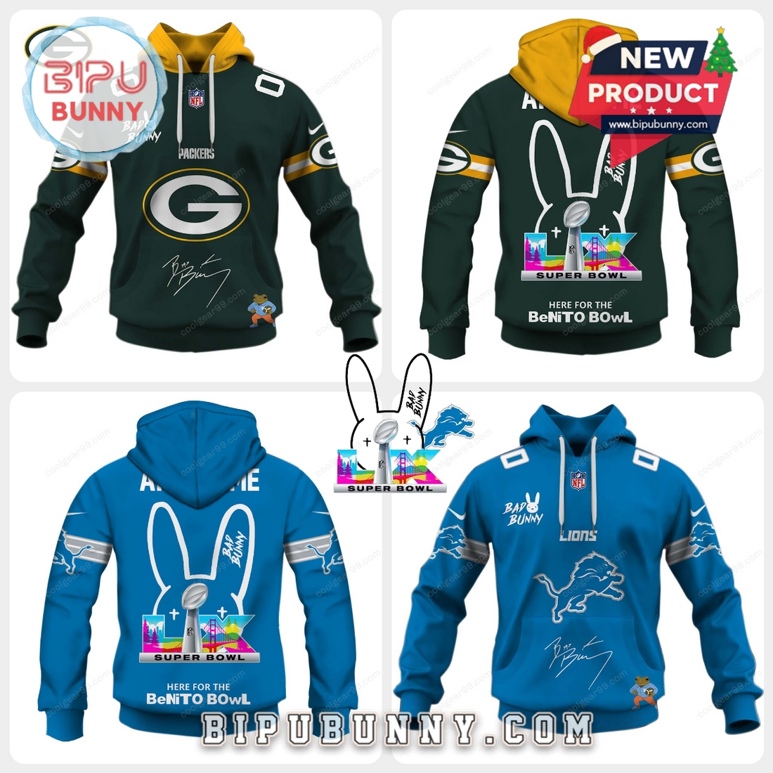 NFL Super Bowl 2026 x Bad Bunny Limited Hoodie NFL Super Bowl 2026 x Bad Bunny Limited Hoodie