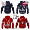 NFL x Bad Bunny Super Bowl hoodies with team-specific logos and large graphic print backs for Cowboys and 49ers!