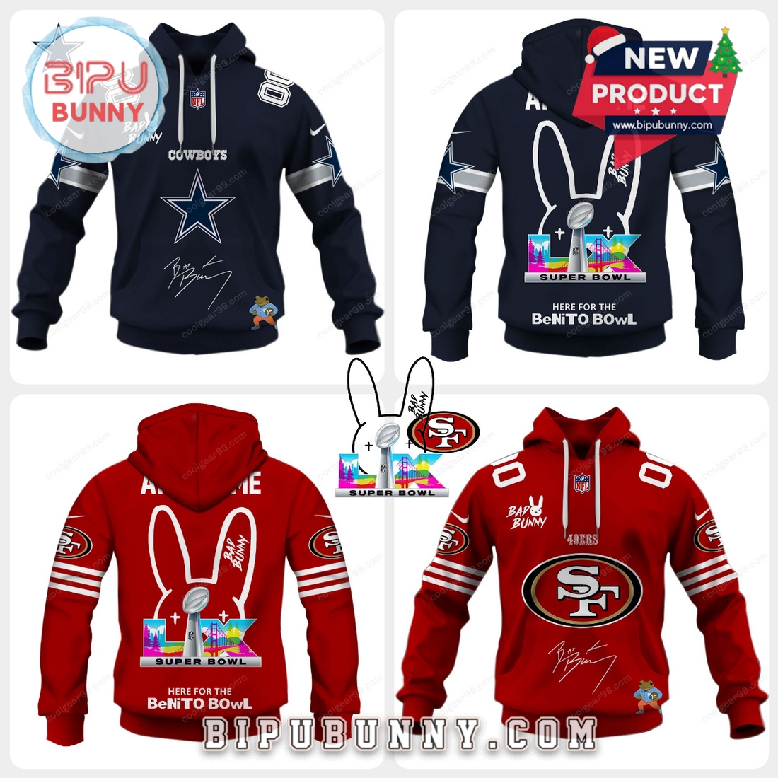NFL Super Bowl 2026 x Bad Bunny Limited Hoodie NFL Super Bowl 2026 x Bad Bunny Limited Hoodie