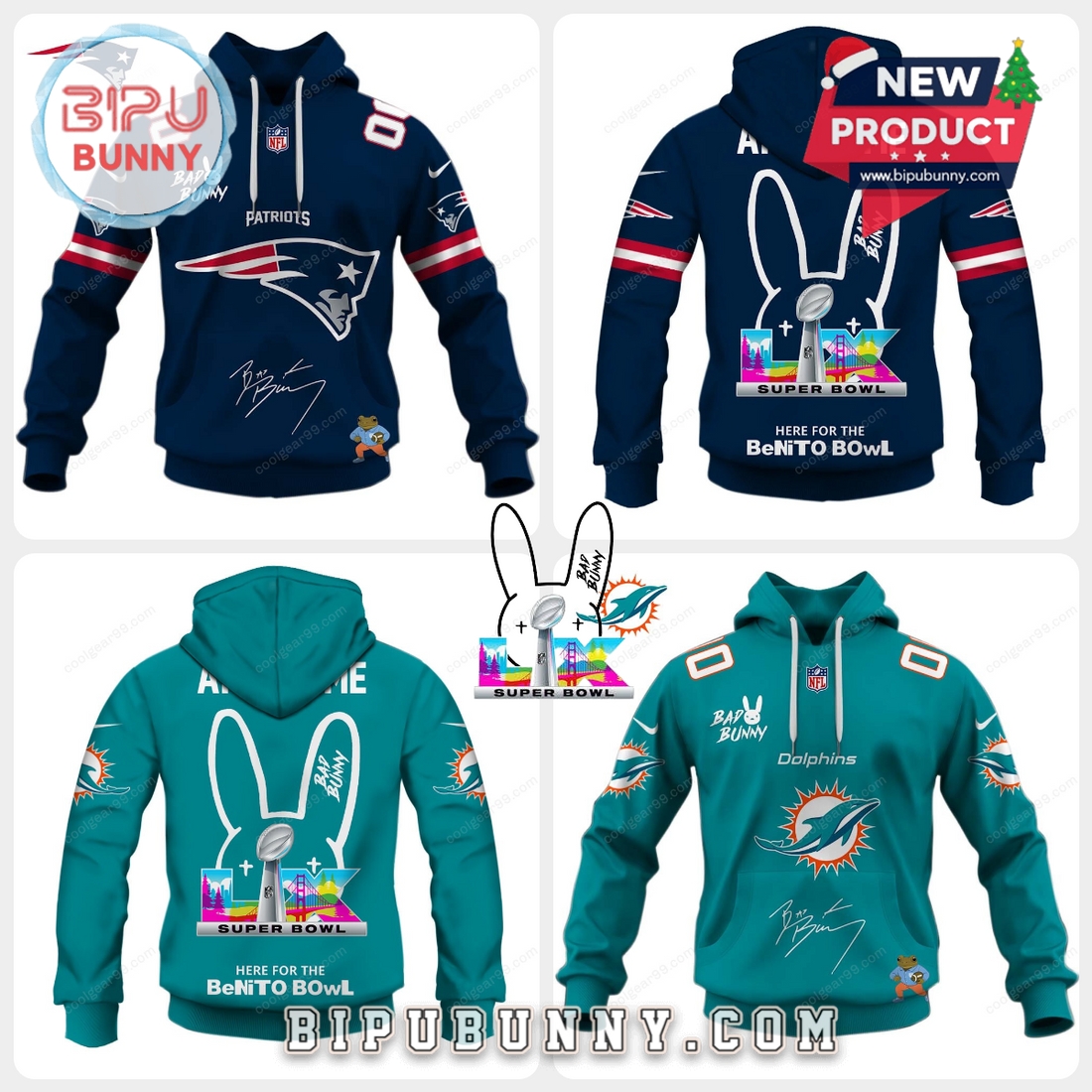 NFL Super Bowl 2026 x Bad Bunny Limited Hoodie NFL Super Bowl 2026 x Bad Bunny Limited Hoodie