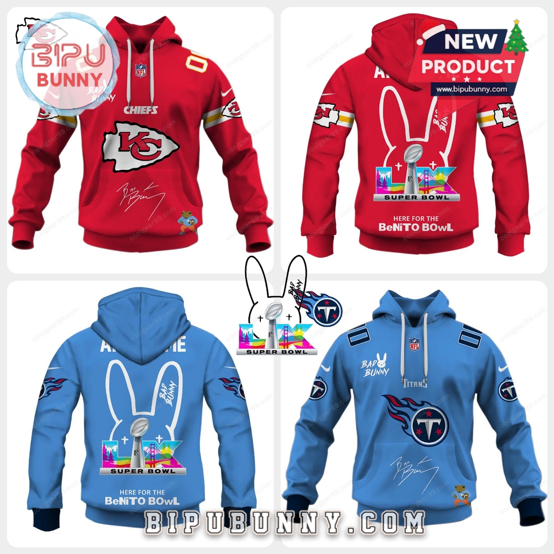NFL Super Bowl 2026 x Bad Bunny Limited Hoodie NFL Super Bowl 2026 x Bad Bunny Limited Hoodie