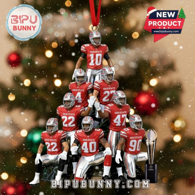 Ohio State Buckeyes Christmas Ornament 2025