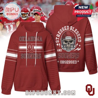 Oklahoma Sooners NCAA Obsessed Waffle Hoodie