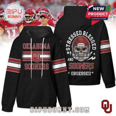 Oklahoma Sooners NCAA Obsessed Waffle Hoodie
