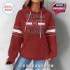 Red Sooners hoodie for women with cozy fit and clear Oklahoma branding—perfect for game days or casual wear!