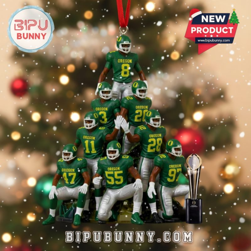 Oregon Ducks Christmas Ornament 2025