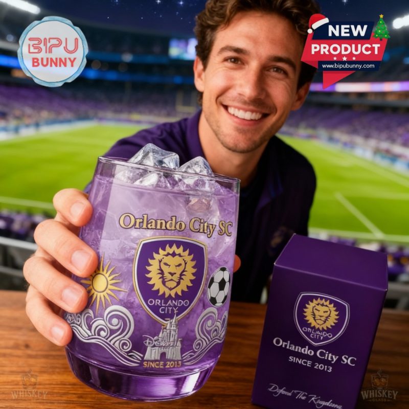 Orlando City SC Whiskey Glass