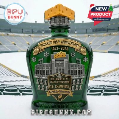 Packers 105th Anniversary Whiskey Decanter