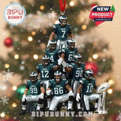 Philadelphia Eagles Football 2025 Christmas Ornament