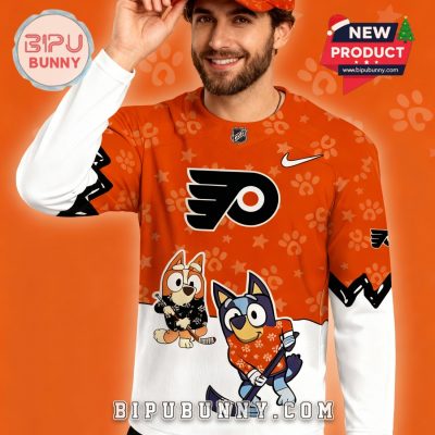Philadelphia Flyers NHL Bluey Night Limited Hockey Jersey