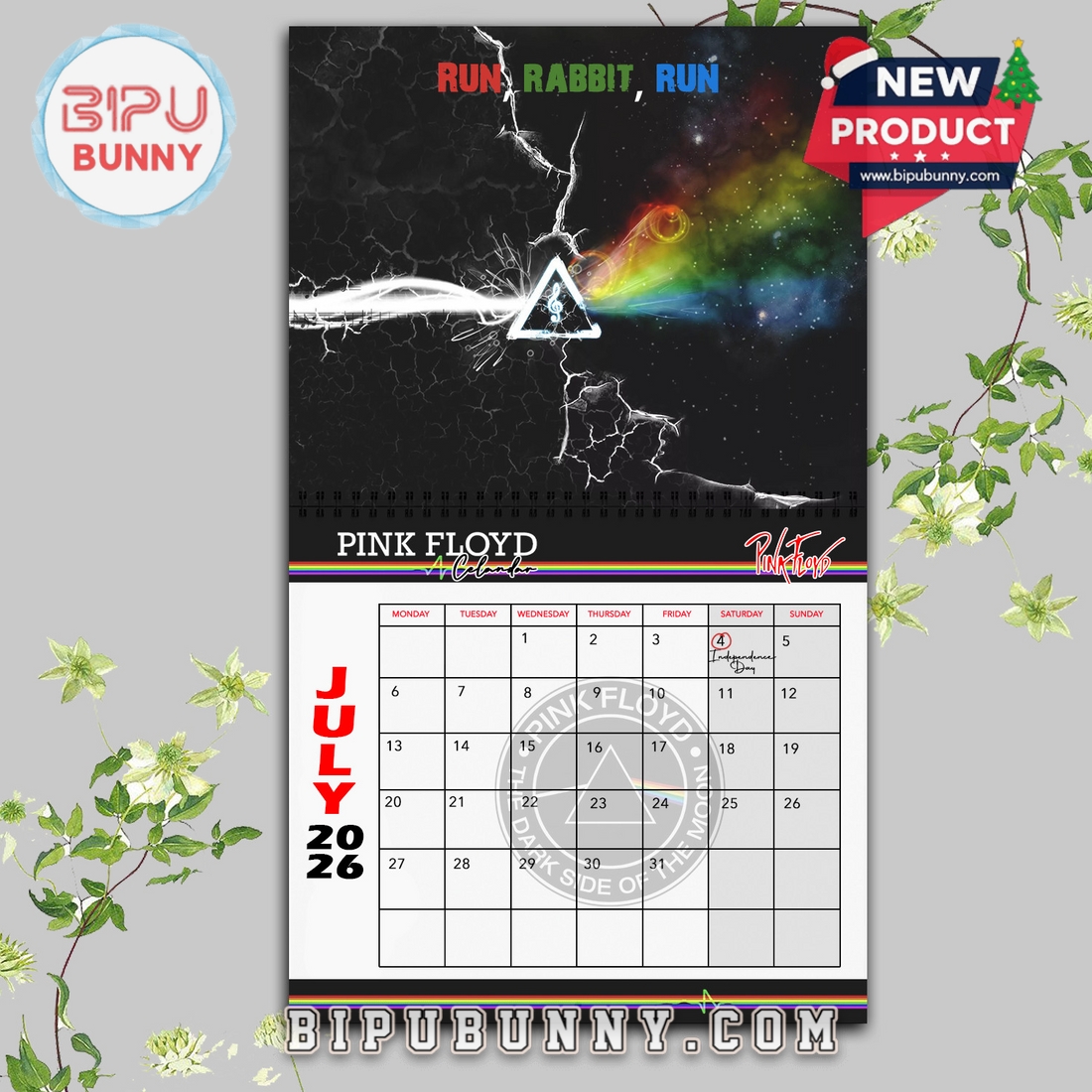 Pink Floyd Wall Hanging Calendar 2026 Pink Floyd Wall Hanging Calendar 2026