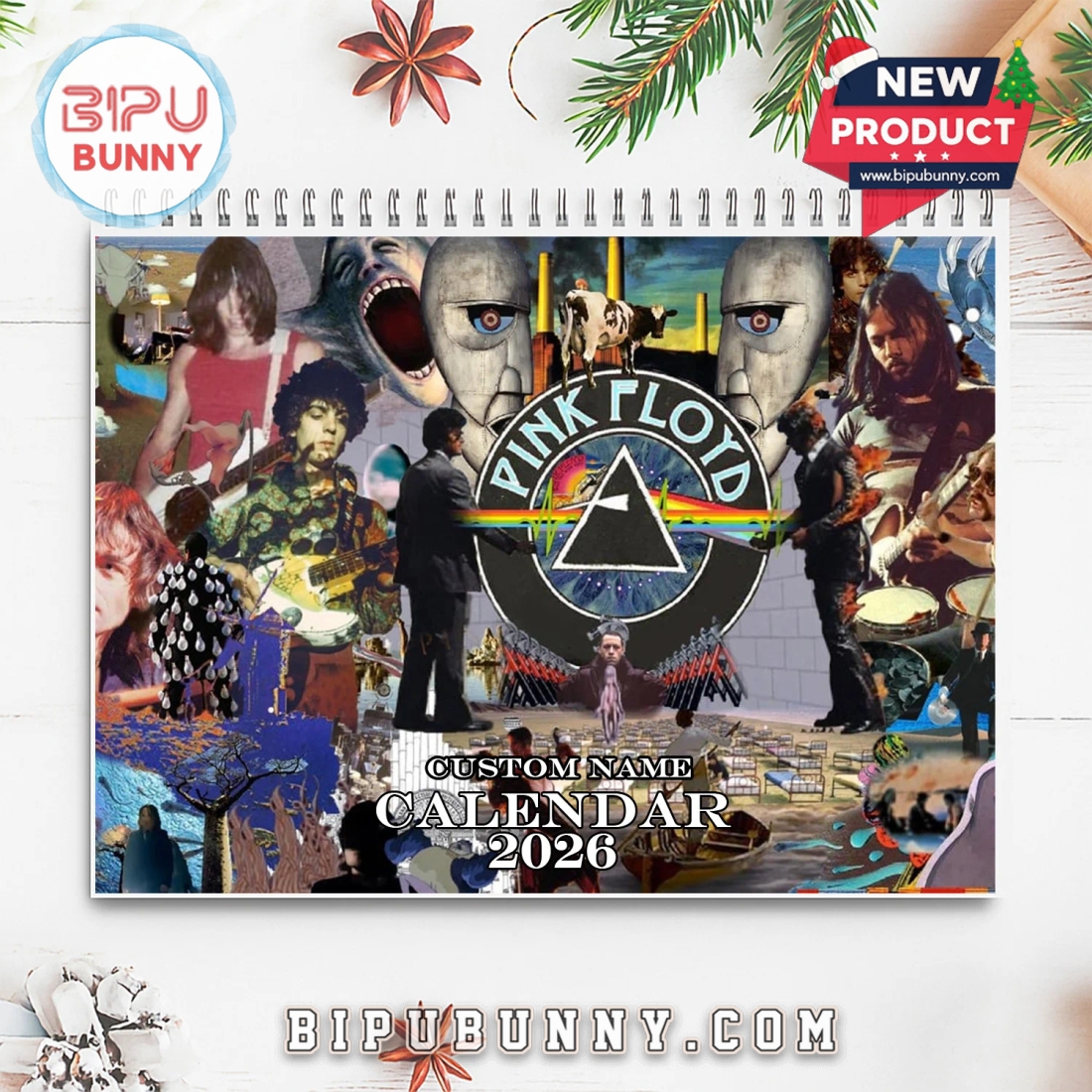 Pink Floyd Wall Hanging Calendar 2026 Pink Floyd Wall Hanging Calendar 2026