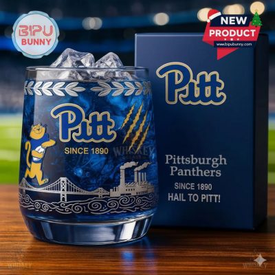 Pittsburgh Panthers Whiskey Glass