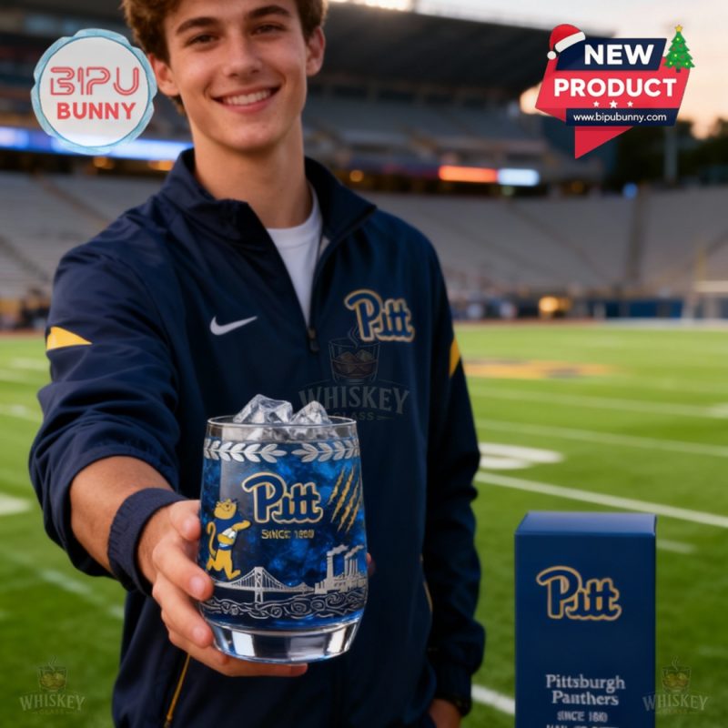 Pittsburgh Panthers Whiskey Glass